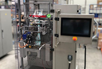 Rovema VPR 250 vertical form fill and seal machine
